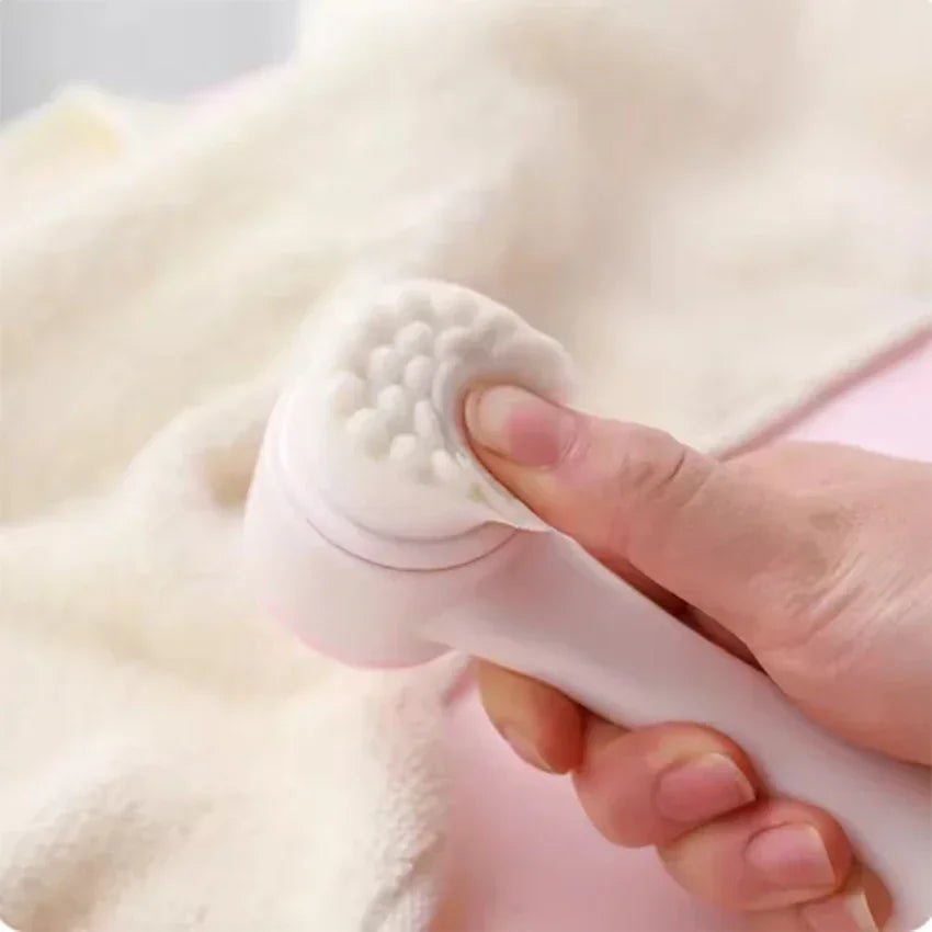 Dual silicon facial cleanser