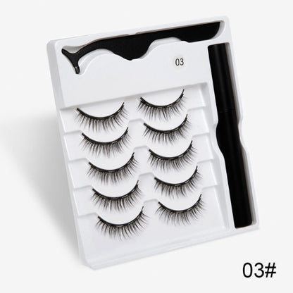 Magnetic lash pair designed to mimic eyelash extensions