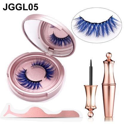 Natural finish magnetic lashes for lifted eyelashes
