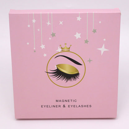 Magnetic eyelashes and eyeliner set for natural lash extensions