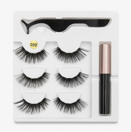 Lightweight magnetic lashes for quick eyelash extension effect