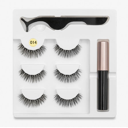 Easy-apply magnetic eyelashes for everyday beauty wear