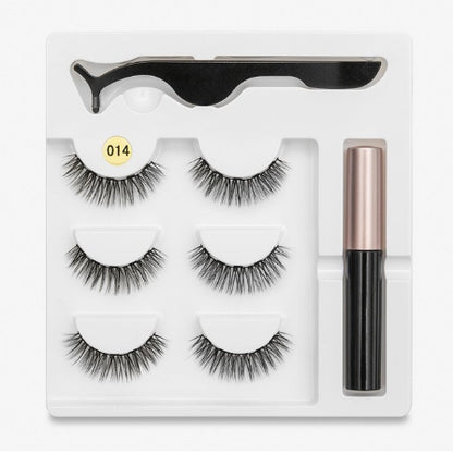 Easy-apply magnetic eyelashes for everyday beauty wear