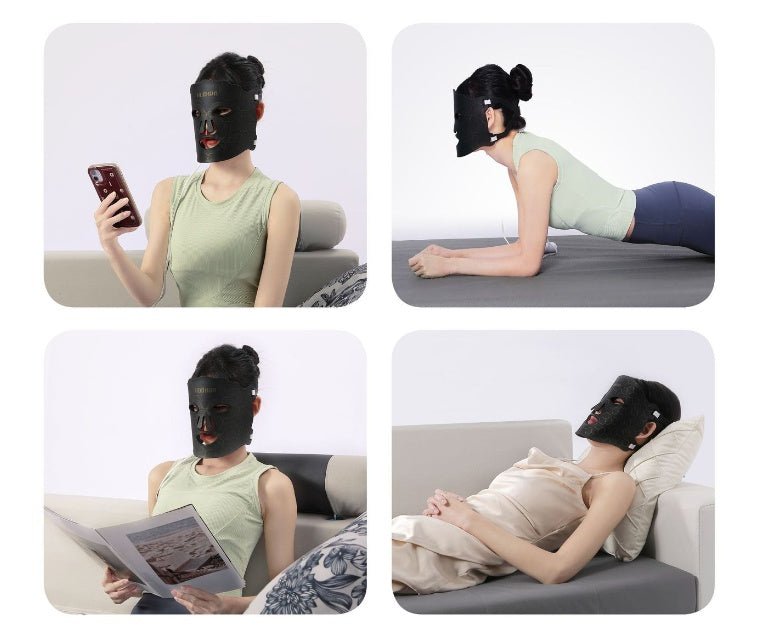 LED photo rejuvenation skincare tool for non-invasive skin tightening