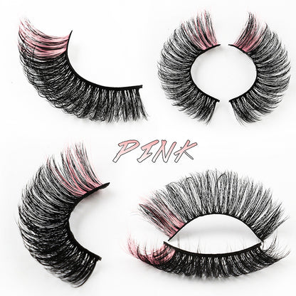 Thick layered false eyelashes for eyelash extension style