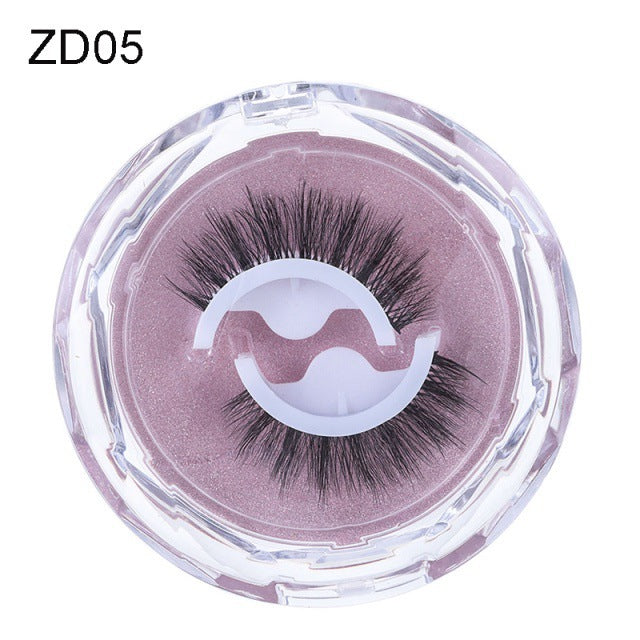 Self-adhesive Reusable Glue-free Eye Lashes With Natural Curl