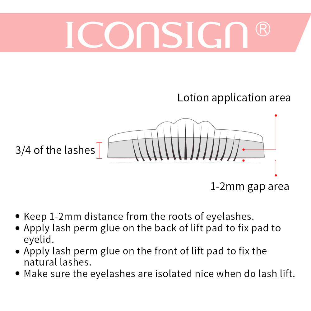 Lash curling kit for natural eyelash lift