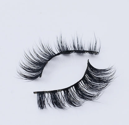 Lightweight faux eyelashes for volume and lift