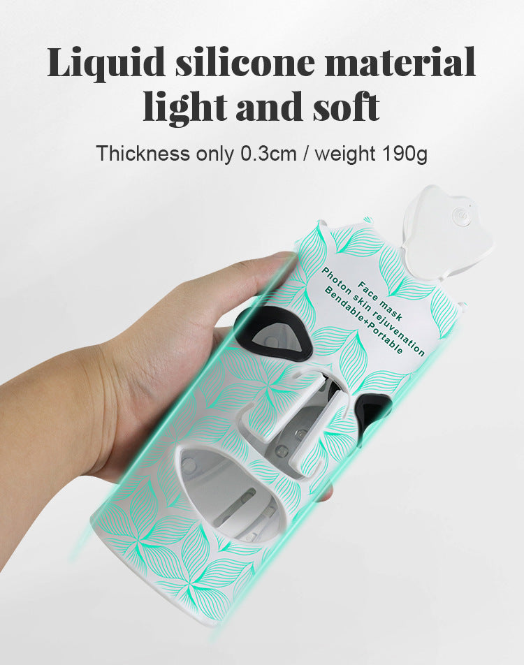 LED facial skincare tool used after face cleanser and face wash routine