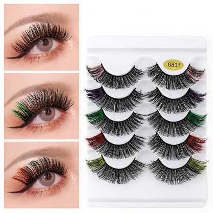 Natural thick 3D false eyelashes pack for full lash look