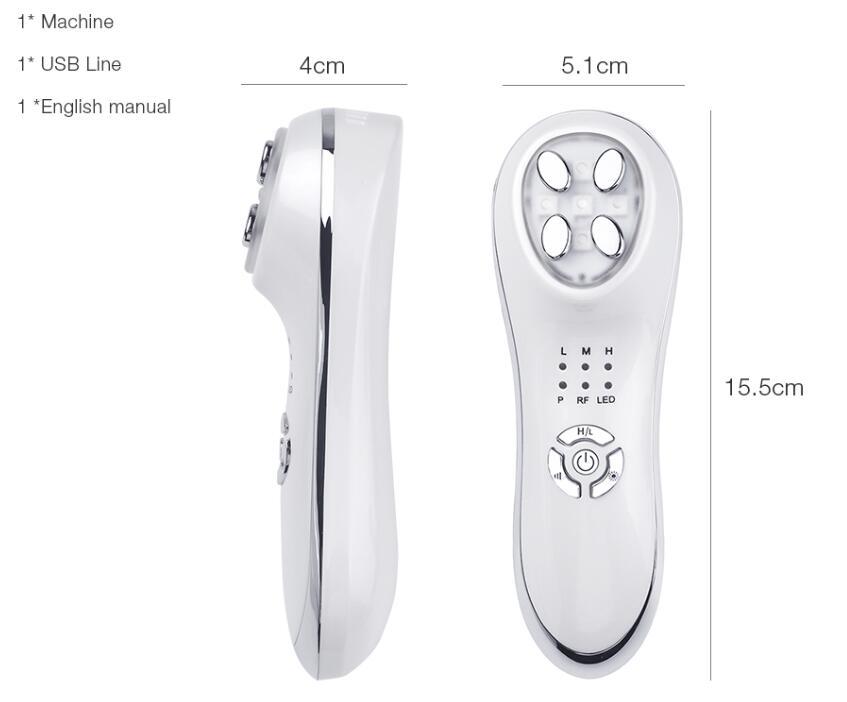 Home use LED skin tightening and lifting device