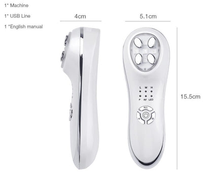 Home use LED skin tightening and lifting device