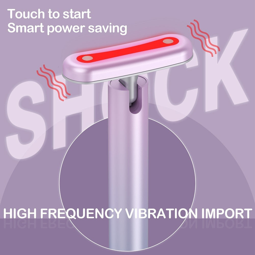 EMS microcurrent skincare tool for face and neck tightening