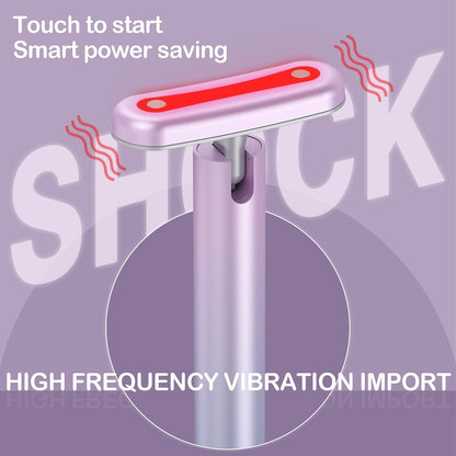 EMS microcurrent skincare tool for face and neck tightening