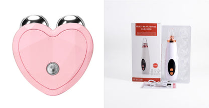 Portable blackhead remover vacuum and facial skincare tool, perfect home beauty device for daily face cleansing and skin rejuvenation routine.