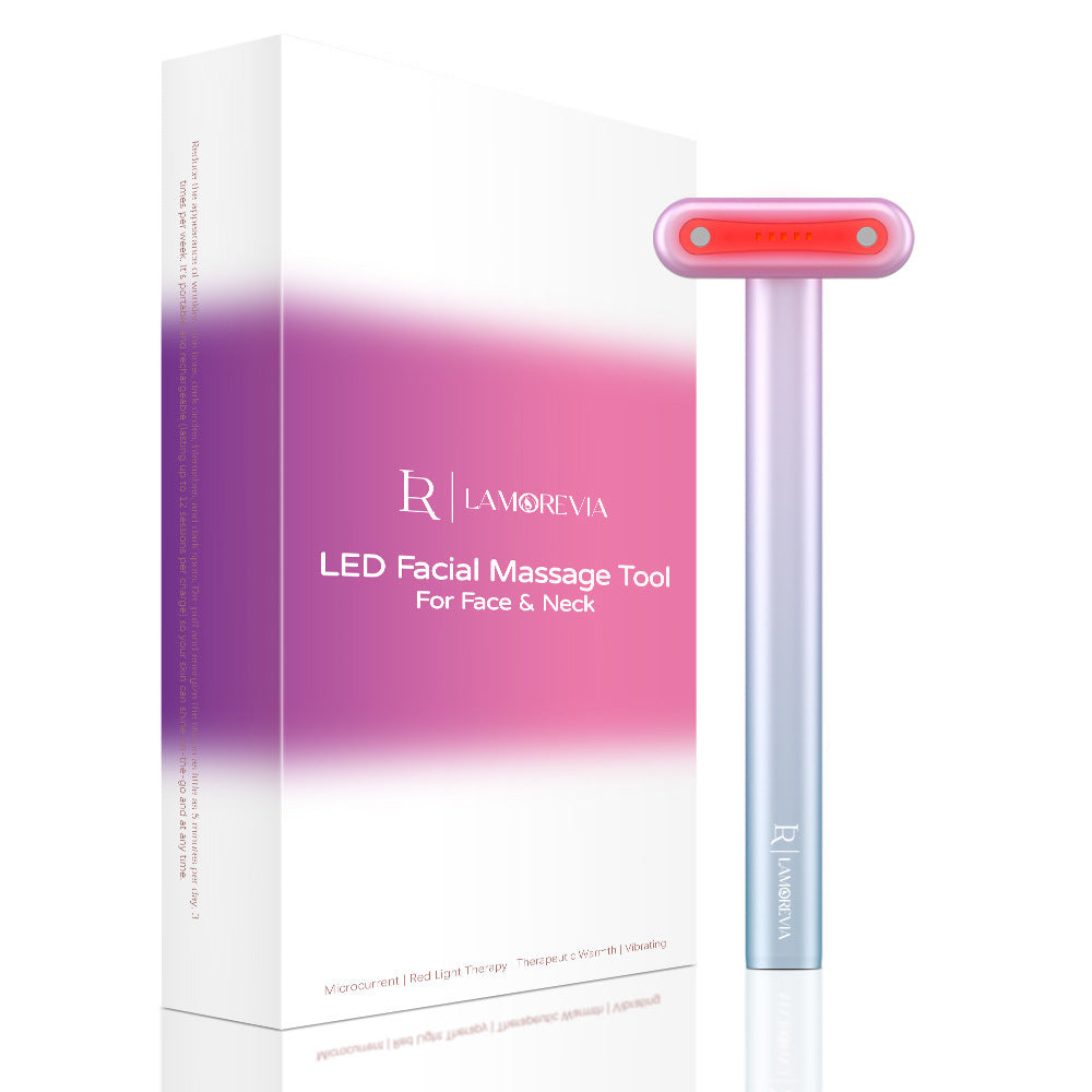 Rotatable vibration wand skin rejuvenation machine