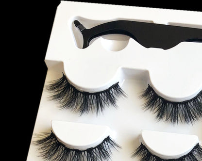 Magnetic False Eyelashes Pair for Natural Lash Extensions Set