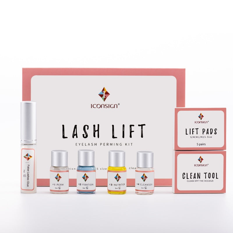 Home lash lifting kit for defined eyelashes