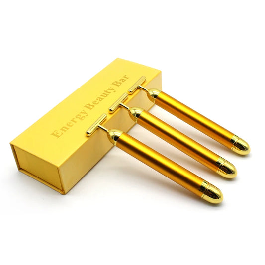 24k Gold Vibration Facial Roller