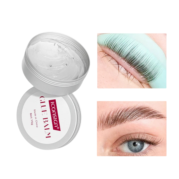 Lash Lift Glue Balm: gentle adhesive for professional lash lifts and eyelash extension kits
