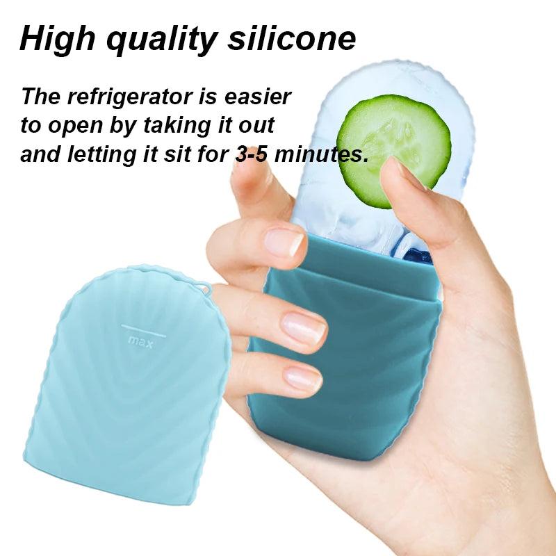 Luxury ice facial massage beauty tool for at-home skincare