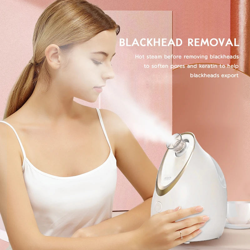 Luxury facial nano steamer skincare tool for spa results at home