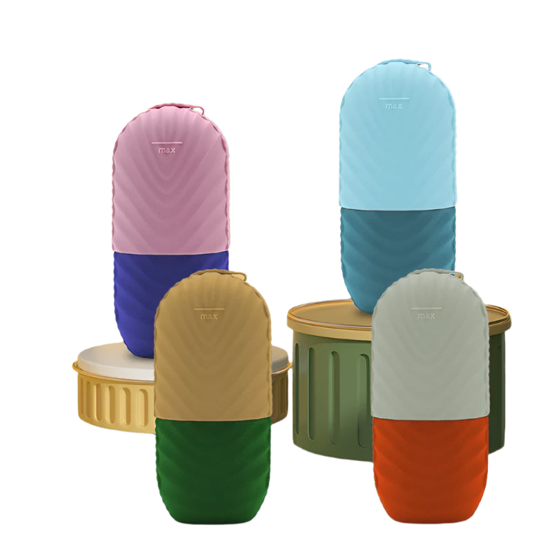 Ice facial massage roller for reducing puffiness and lifting skin