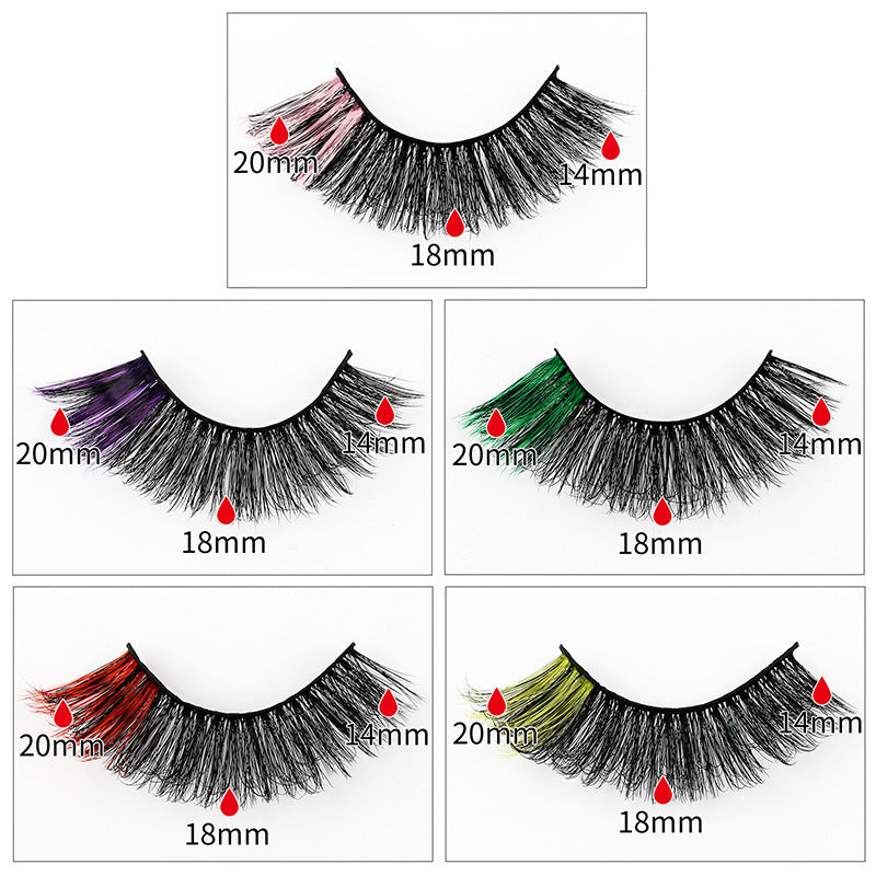 Natural thick 3D false eyelashes pack for full lash look